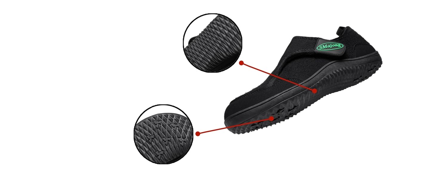 SMajong Теплі домашні тапочки для чоловіків та жінок. Зручні, неслизькі, легкі, з повним закриттям, з фетру. Для дому та вулиці. Розміри 36-46. Колір: червоний.