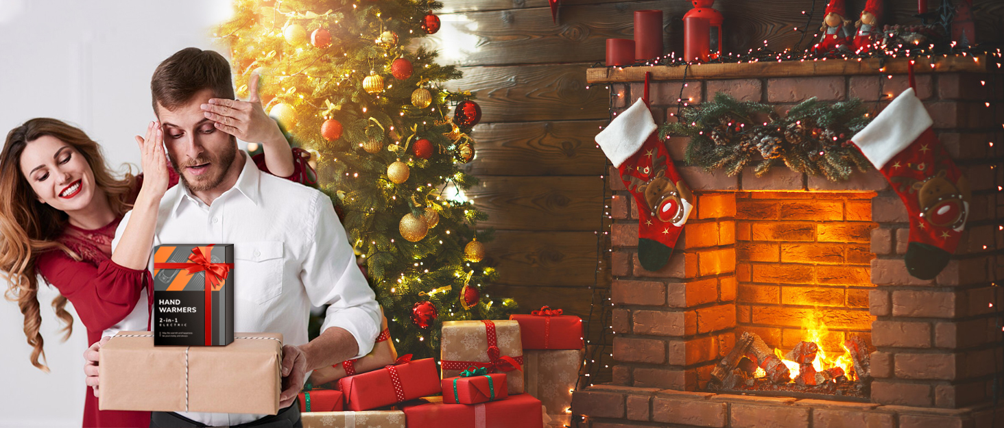 Електричний нагрівач для рук, перезаряджуваний, 2 шт. (чорний)