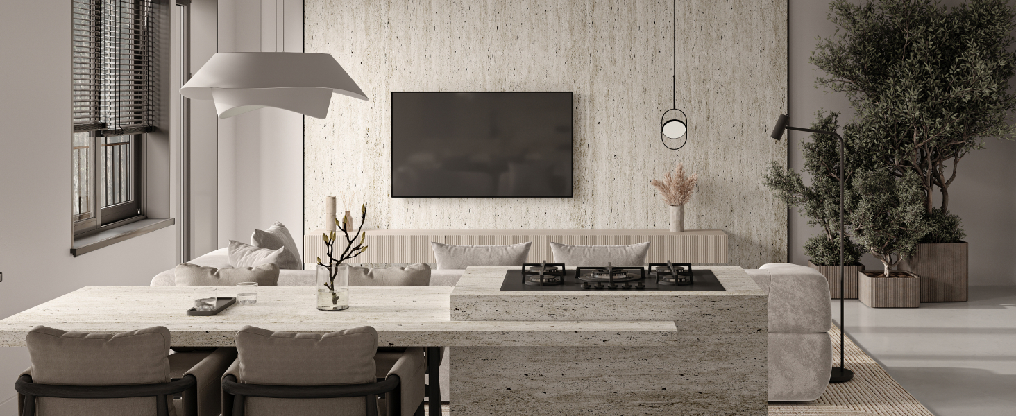 Кріплення для телевізора RICOO S9544: поворотне та нахильне, для телевізорів 40-65 дюймів, VESA 400x400, до 45 кг, універсальне, пласке, curved