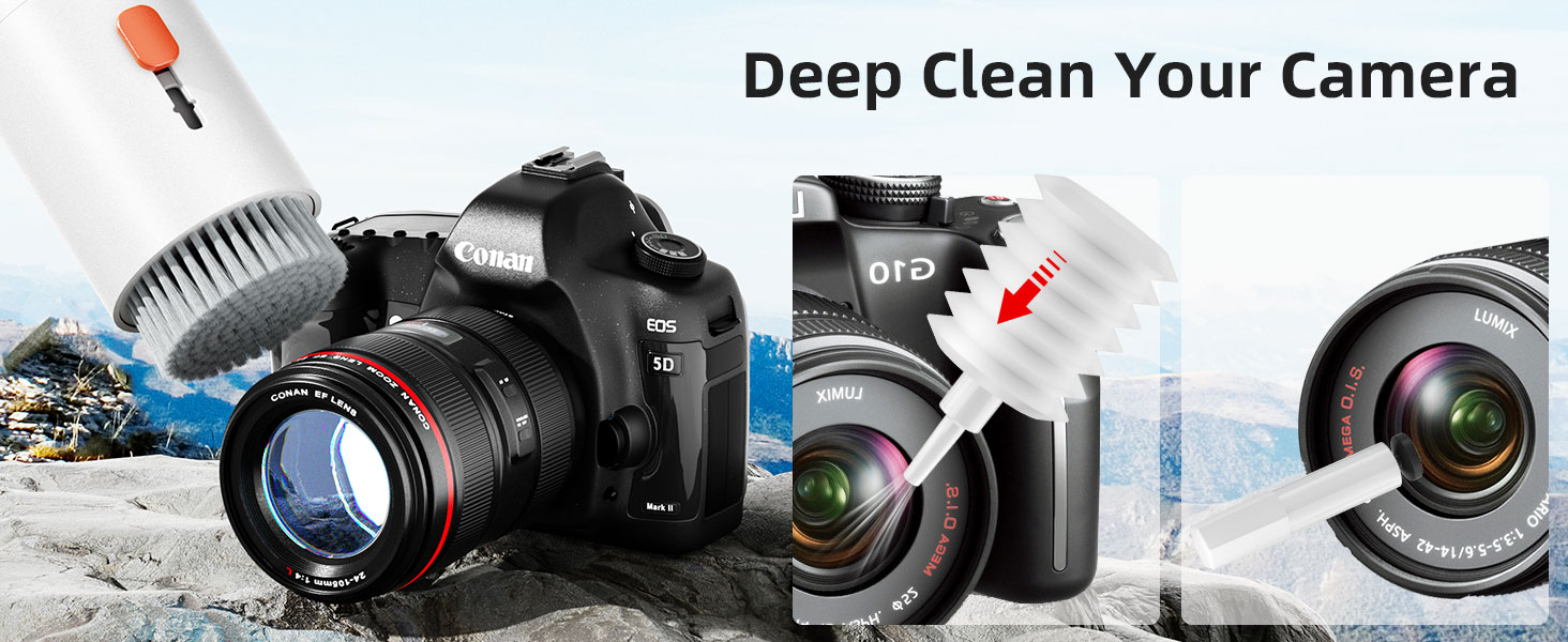 Набір для чищення клавіатури та екрану 20 в 1: чистящий набір для ноутбука, ПК, екрану, камери