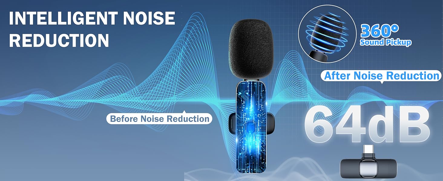 Беспроводной петличный микрофон для телефона/iPhone/iPad/камеры, Mini-микрофон для стриминга, подавление шума, Plug & Play, идеален для видеосъемок, подкастов, YouTube, TikTok & интервью (K9)