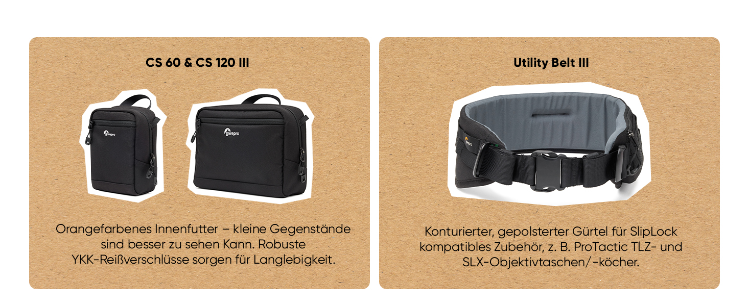 Lowepro ProTactic CS 60 III: Сумка для камери, сумісна з рюкзаками ProTactic 350/450 III, модульна система, 17x8x12 см