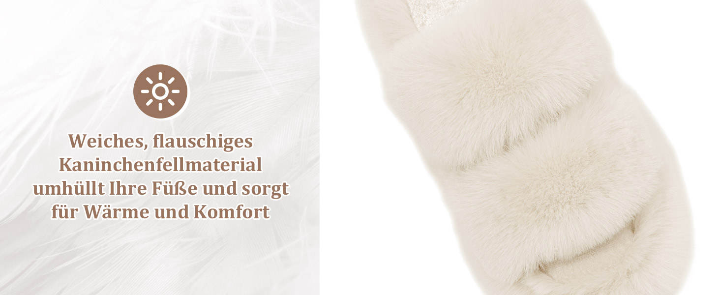 Жіночі тапочки з м'якою підкладкою, антиковзні, теплі, пухнасті, відкриті, для дому та вулиці, розмір 36/37 EU, 2 кольори