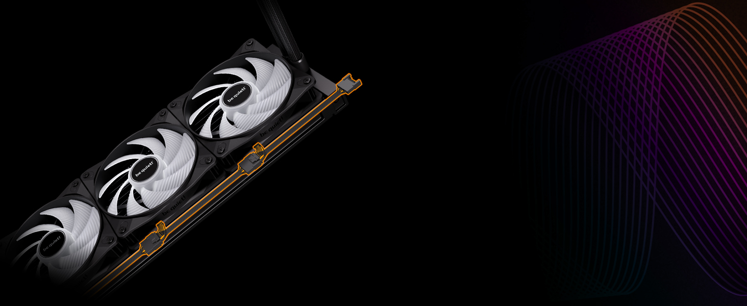 Система водяного охолодження be quiet! Pure Loop 3 LX 360mm для AMD/Intel - 240мм, 2x 120мм вентилятори