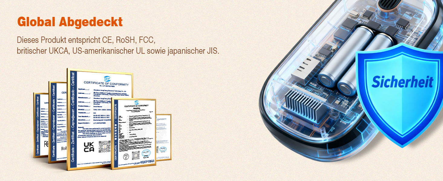 Електричні грілки для рук 2 шт. (5000mAh), компактні, швидкий нагрів, USB, для спорту, кемпінгу, туризму, чорні
