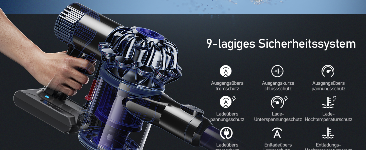 Акумулятор Keenstone 25.2V 6500mAh для пилососів Dyson V10 Animal, Absolute, Motörhead, Fluffy, Total Clean SV12 (замінник V7 6.5Ah)