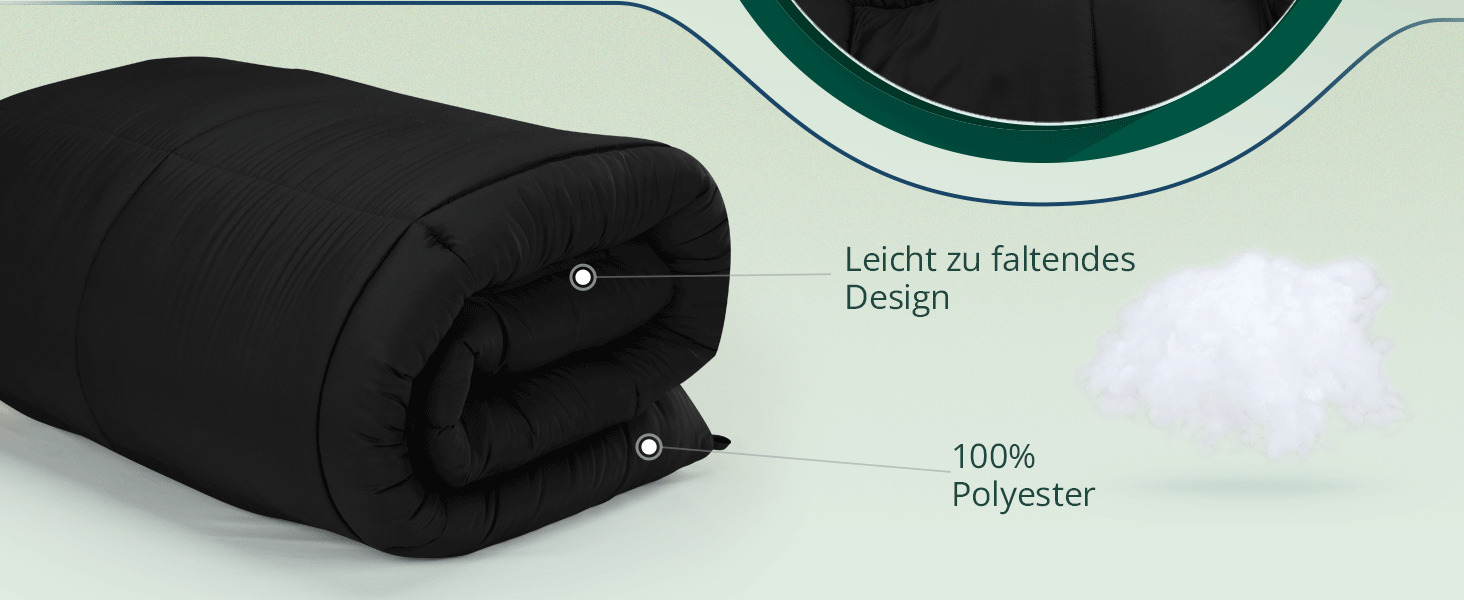 Ковдра Utopia Bedding, 180x200 см, біла, дихаюча, 370 GSM, для цілорічного використання