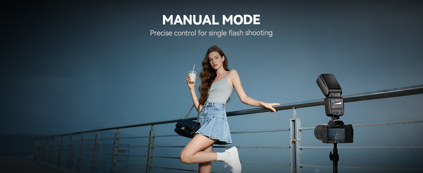 Спалахувач PHOTOOLEX Blitz FK300 для Canon, Nikon, Sony, Panasonic, Olympus, Pentax, Fujifilm, Sigma, Minolta та інші DSLR, цифрових та плівкових камер