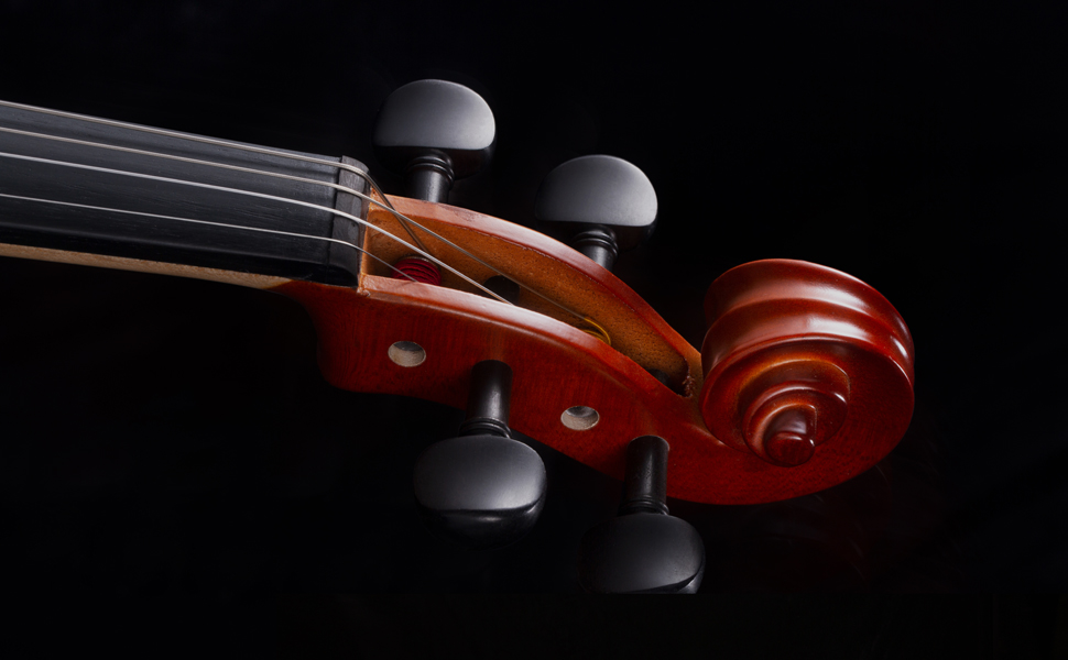 Скрипка Aileen Violin 4/4 для дорослих, скрипка для початківців, глянцевий античний дизайн