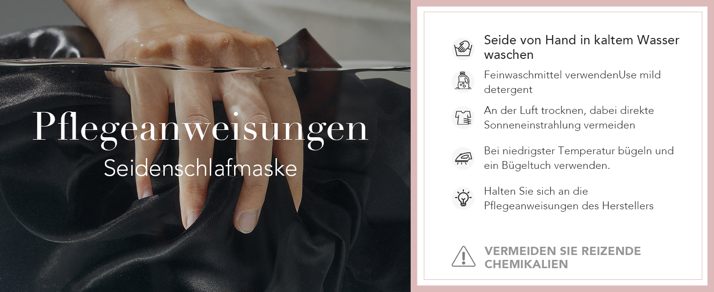 Шовкова маска для сну LitBear, 100% шовк 22 momme, для жінок та чоловіків, з регульованою стрічкою, комфортна та зручна