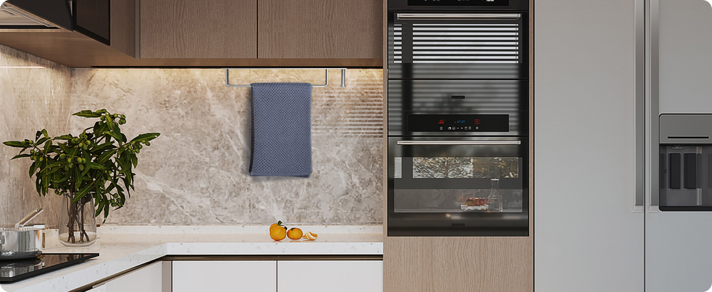 Тримач для рушників LIVEHITOP без свердління, нержавіюча сталь, самоклеючий, сріблястий, 43.5 см, з гачками для ванної кімнати (1 шт.)