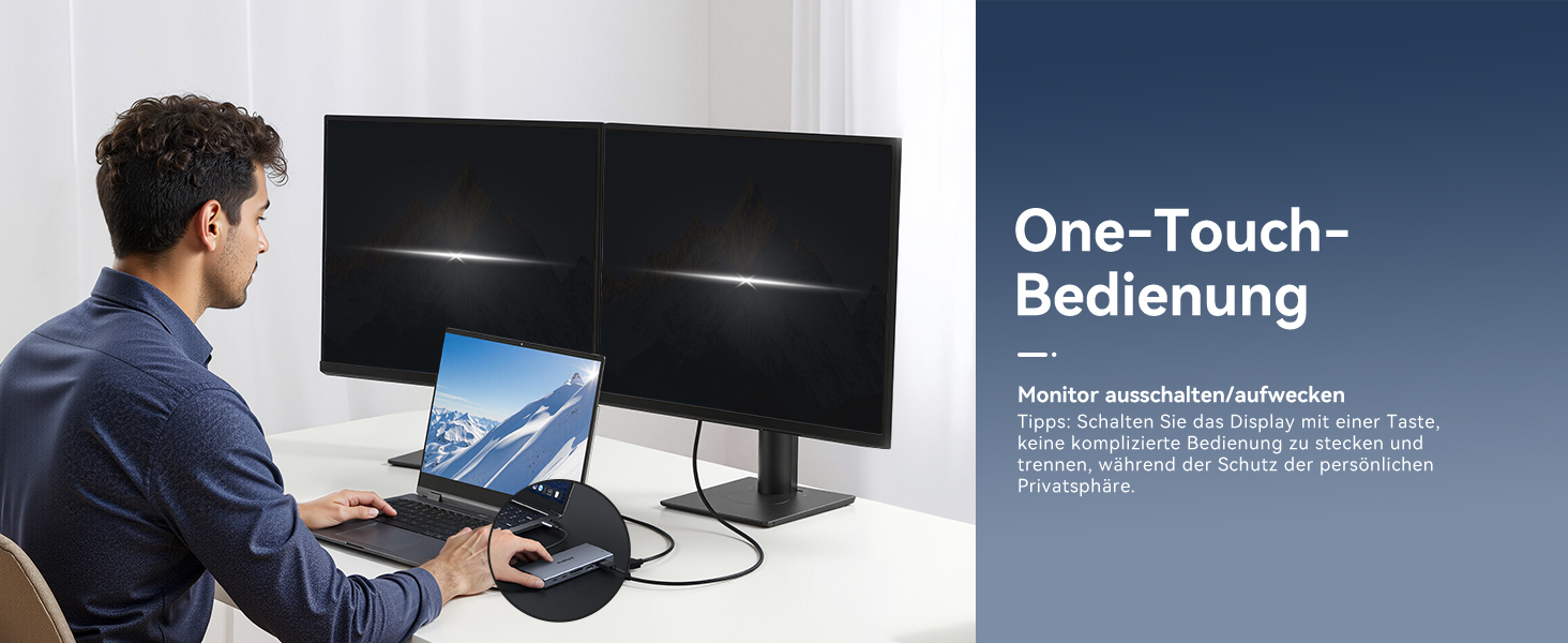 Док-станція USB-C з підтримкою двох моніторів, 14 в 1 для ноутбука, хаб з 2 HDMI, VGA, Ethernet, PD, USB Data, 5 USB портів, SD/TF кардридер, аудіо