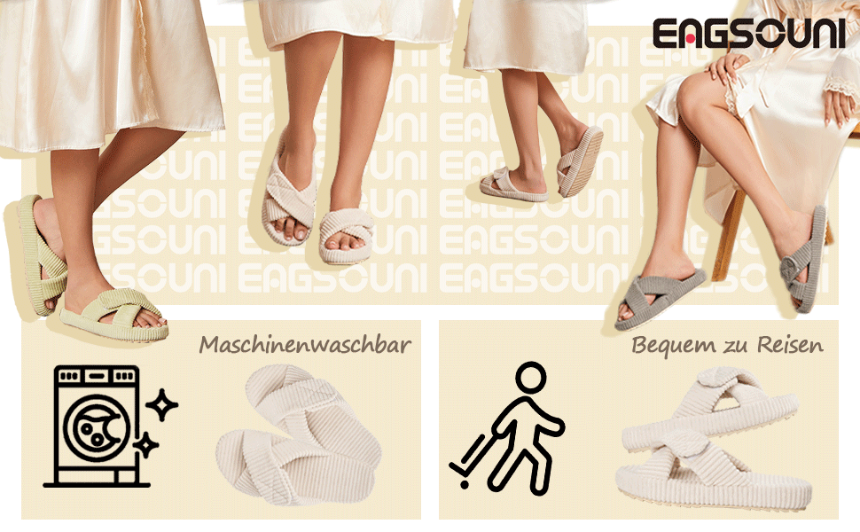 Зручні домашні тапочки з меморі-піною для жінок. Чорні, з перехресними ремінцями, антиковзаючі, розмір 37/38 EU