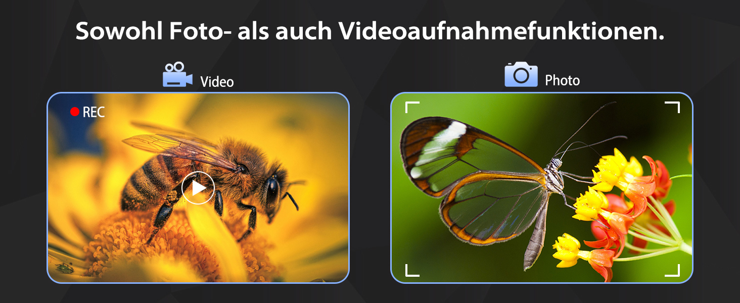 Цифровий мікроскоп AOPICK з LCD екраном, 50X-500X, 4.3 дюйма, 1080P, USB, 8 LED, для дорослих/дітей, сумісний з MacOS/Windows (чорний)