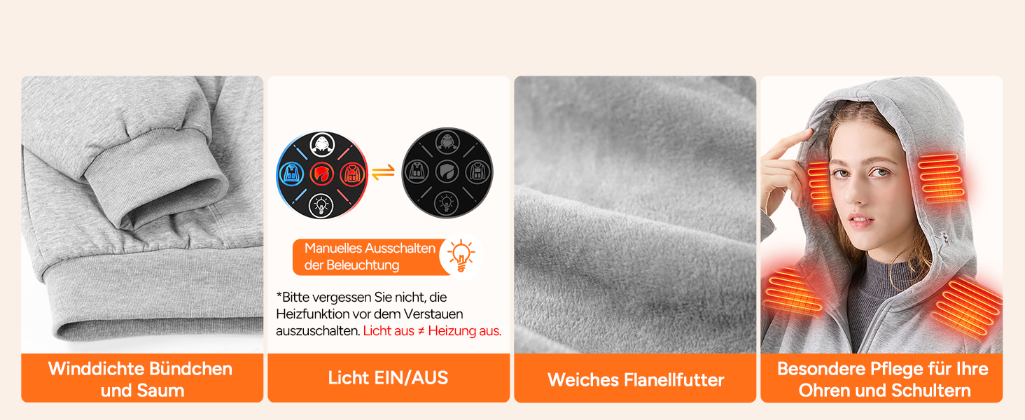 Обогріваючий жилет Dr.Prepare для чоловіків та жінок. Електричний жилет з регулюванням температури, унісекс. Ідеально для активного відпочинку, спорту та подорожей. (XXL, Сірий)