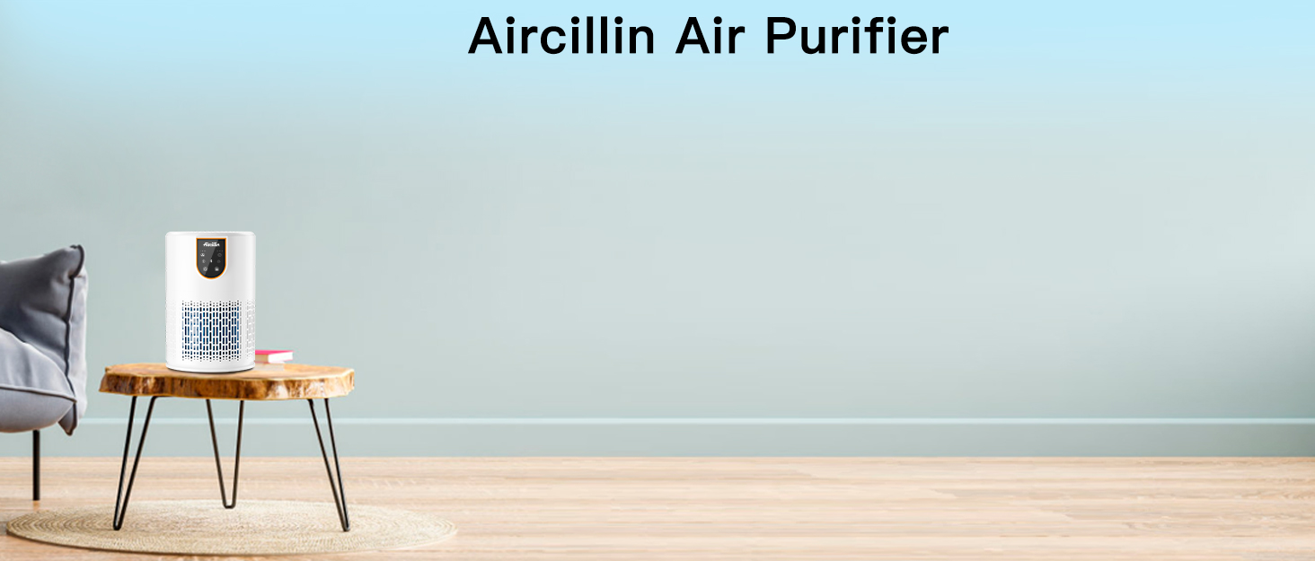 Повітряний фільтр для алергіків з HEPA фільтром H13, очищує до 45 м², 12W, видаляє пил, пилок, шерсть тварин та запахи, 25dB (AP0801) Fine