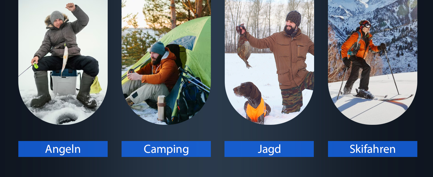 Електричні грілки для рук, набір 2 шт. - 20 годин тепла, USB, 3 температурні режими, для спорту та Raynaud's, сірий