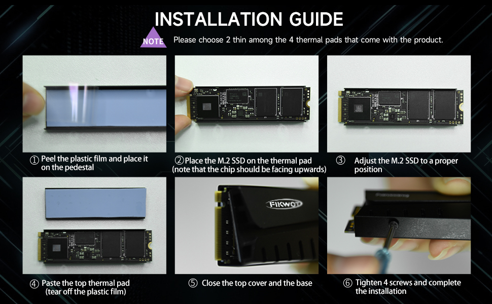 SSD накопичувач PCIe Gen4 4TB, M.2, до 7350 МБ/с, Graphene охолодження, для ноутбуків та ПК