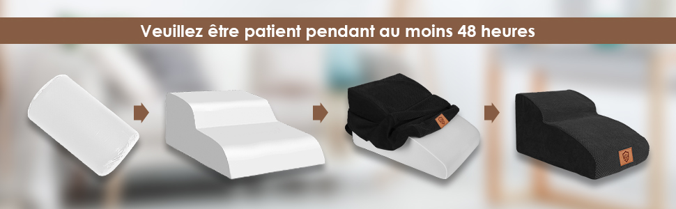 Східці для собак Zvonema з 2 ступенів, пандус для собак з губки високої щільності 30D, антиковзні сходи для собак зі знімним та пральним чохлом, для літніх / поранених тварин, чорного кольору