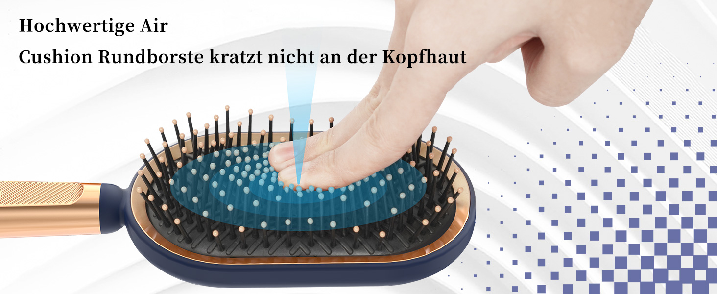 Щітка для волосся SHINLEA безшумна, розпушувач для чоловіків, жінок, дітей, для довгих мокрих та сухих волосся, розгладжуюча та розпушувальна, зменшує ковтання та пошкодження волосся