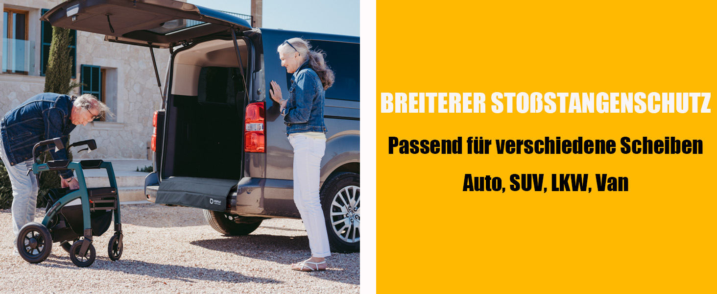 Захист для краю багажника автомобіля, розкладний, 96 x 63 см - захист від подряпин для собак та вантажів