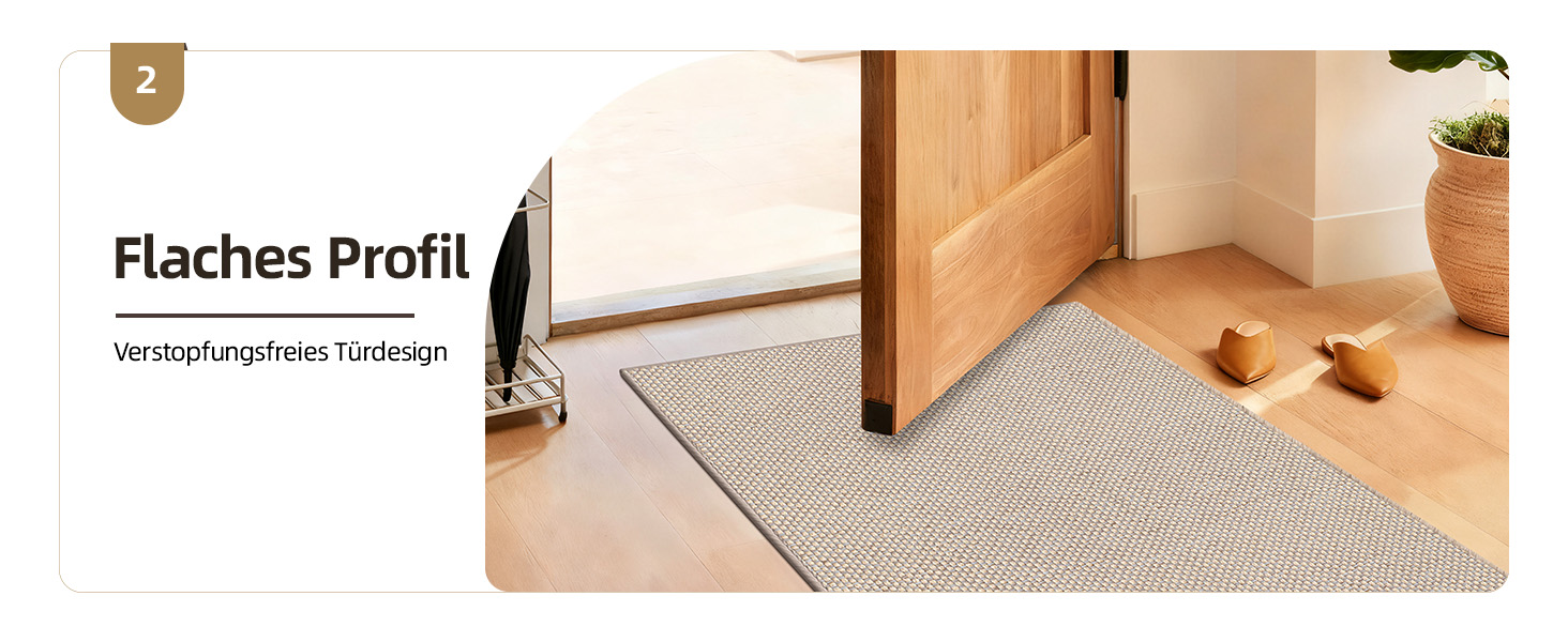 Килимок для дому COLOR&GEOMETRY, 91 x 243 см, довгий килимовий доріжка, антиковзаюча, швидковисихаюча, для кухні, спальні, коридору (Бежевий)