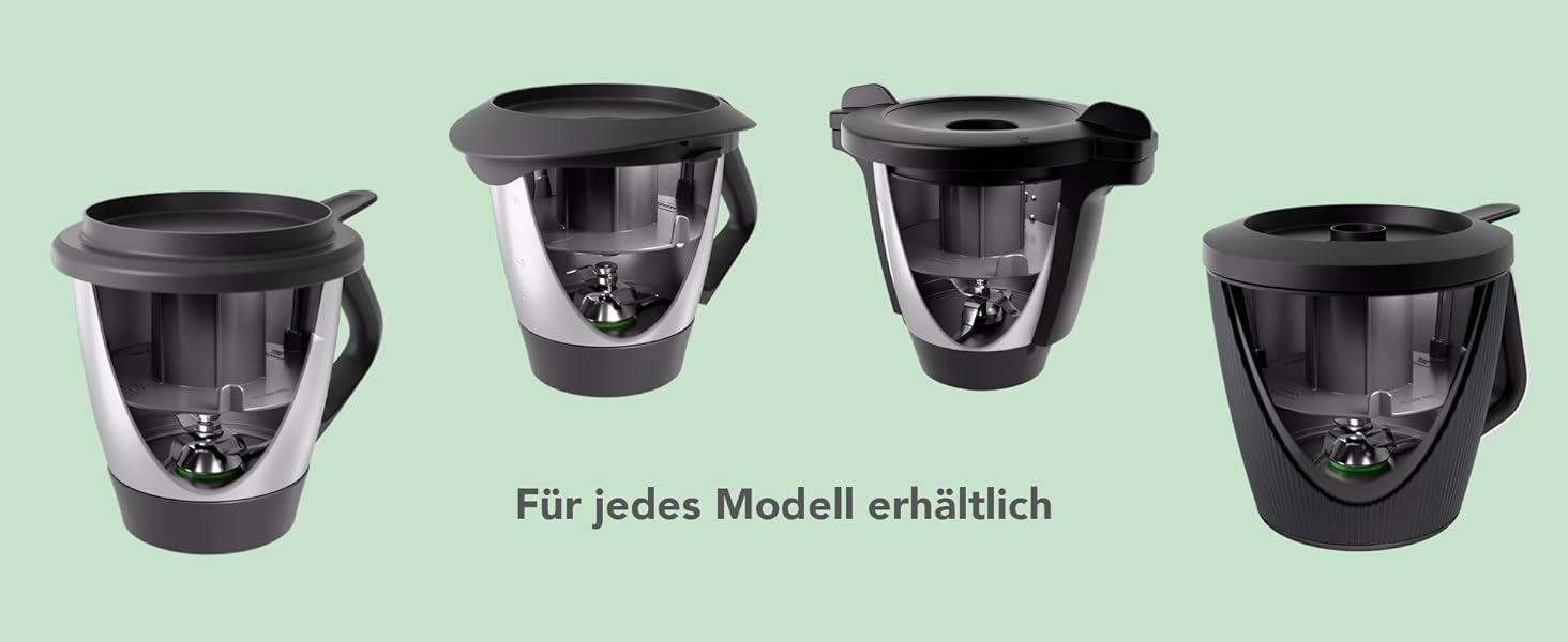 Miximizer® Насадка для подрібнення для Thermomix TM7, TM6, TM5 • Ефективне подрібнення, змішування та нарізка продуктів • Вироблено в Німеччині
