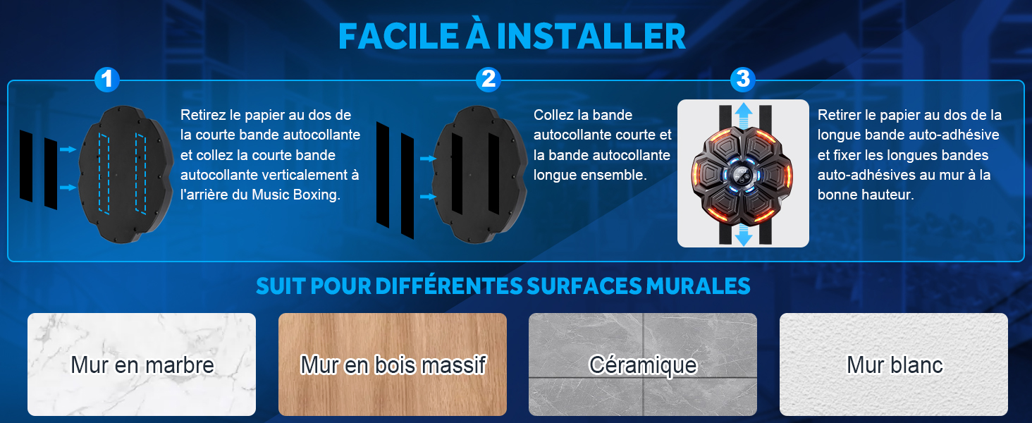 Музична боксерська машина CRECAD для дорослих з Bluetooth, LED-підсвічуванням та 9 режимами швидкості