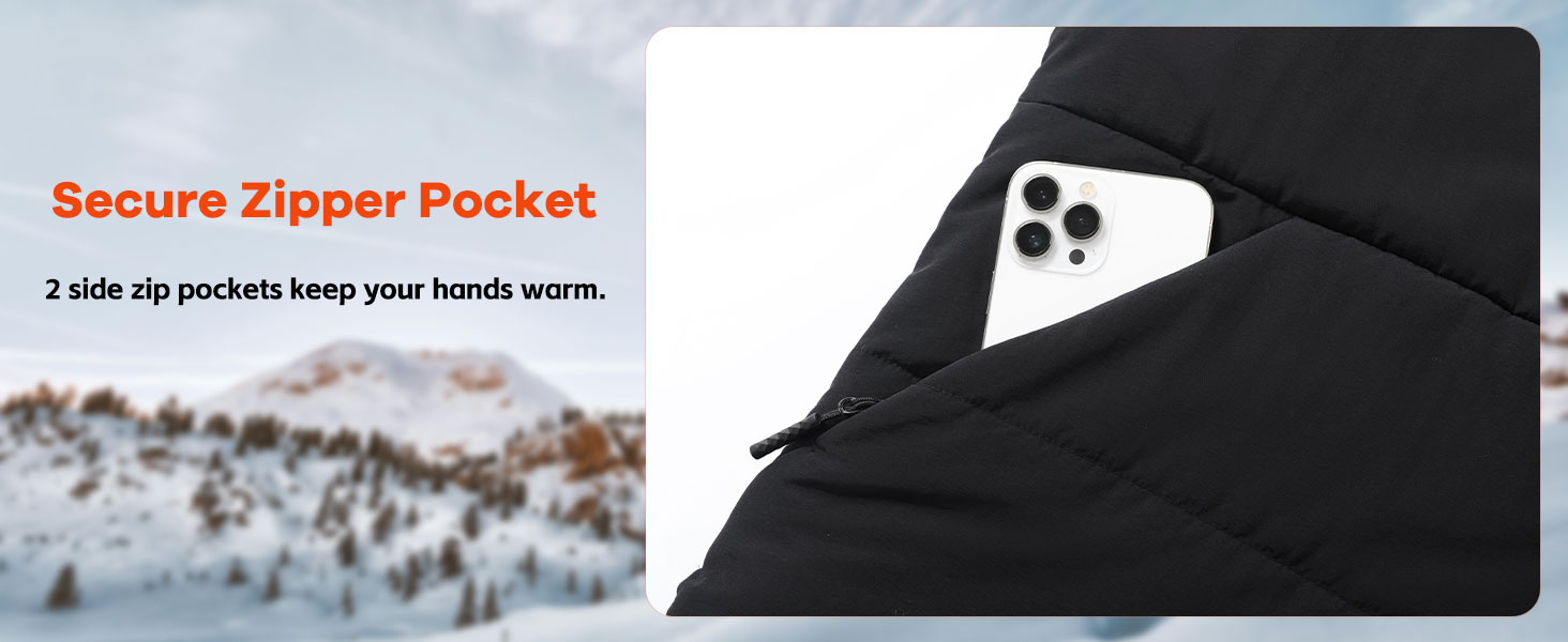 Обогреваемая жилетка для мужчин с PowerBank 20000mAh, 7.4V, флісова підкладка, 3 режими, для повсякденного використання, чорний