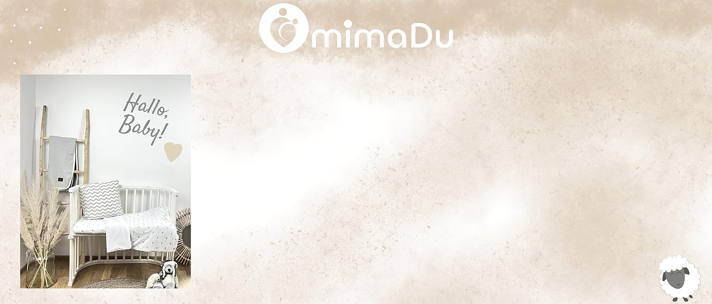 Набір постільної білизни для немовлят з органічної бавовни GOTS (Oeko-Tex100), 100 x 135 см. Комплект постільної білизни для дитячого ліжечка: подушка та ковдра для хлопчиків та дівчаток (пісочний колір). Підходить для дитячих та ліжечок для малюків, розмір 100x135 см + 40x60 см