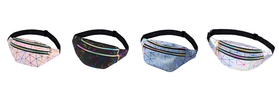 Спортивна поясна сумка Flintronic з підсвічуванням, чорна. Водостійка, з відділенням для карт, для подорожей, хайкінгу, велосипеду та активного відпочинку.