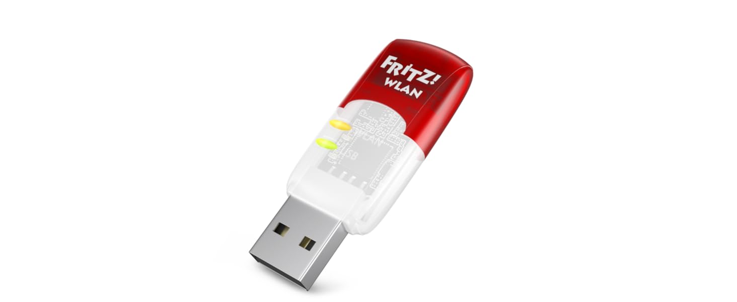 USB Wi-Fi адаптер FRITZ!WLAN Stick AC 430 MU-MIMO (Dual-band, до 433 Мбіт/с, WPA2)