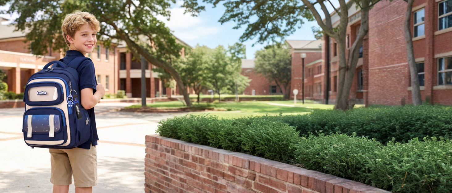 Шкільний рюкзак для хлопчика, дихаючий, 1-5 клас, для початкової та середньої школи, темно-синій