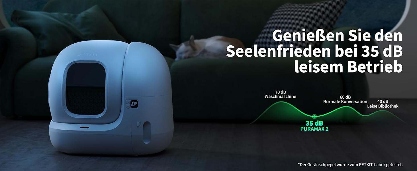 PETKIT Pura Max 2 - автоматичний самоочисний лоток для котів, 76л, з функцією контролю через додаток, для кількох котів, з дезодорантом