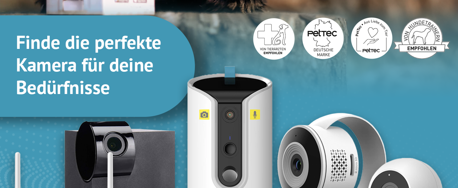 PetTec Pet Cam Buddy: камера для тварин з автоматичним годівницею 8L, Wi-Fi, 2-Way Audio, розпізнавання гавкіту, нічне бачення (LTE/4G, чорний)