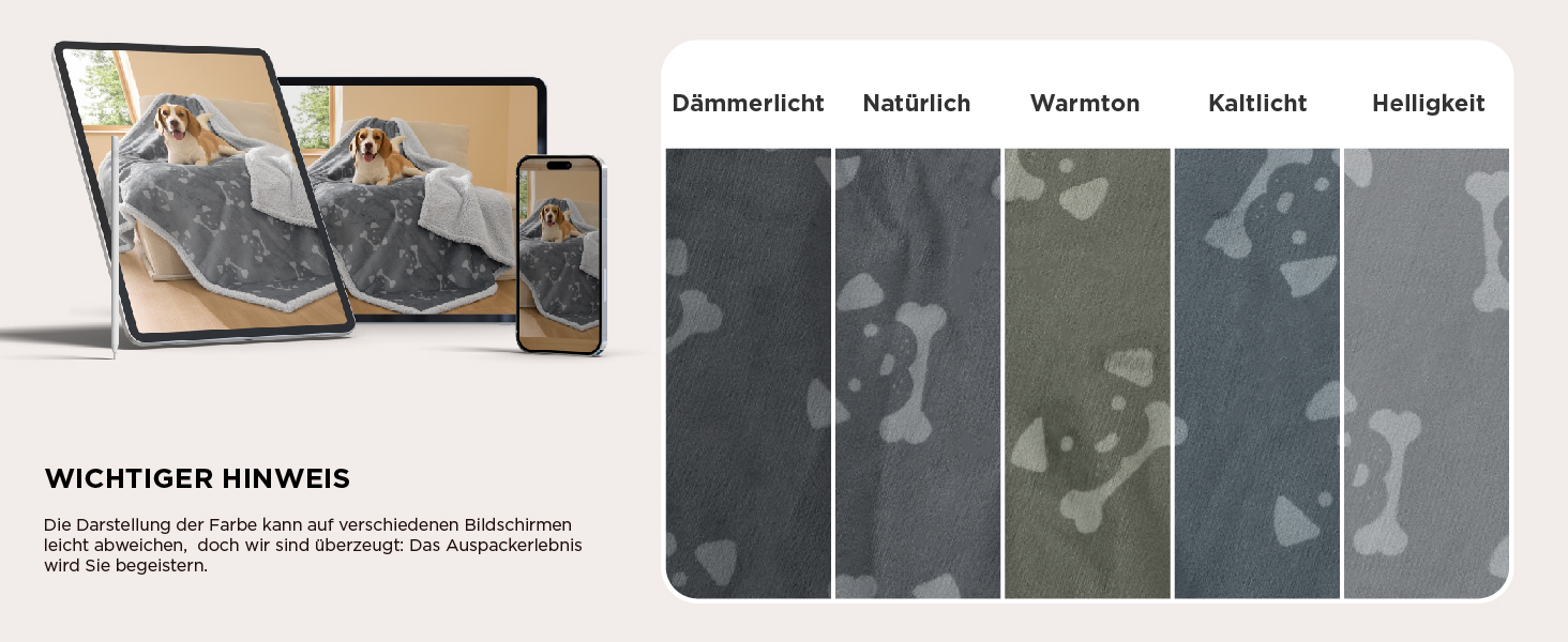 Водонепроникний коврик для собак BEDSURE великих порід - 127x102 см, миючий, з Sherpa Fleece, для захисту дивану, коврик для котів, сірий