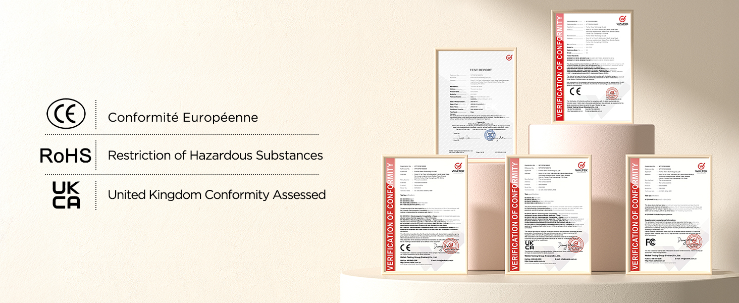 EasyAcc Електричний осушувач повітря 2000мл, продуктивність 500-650мл/день, 3 режими, автоматичне відтанення, LED-підсвітка 7 кольорів, автовимкнення, для приміщень до 20 м²