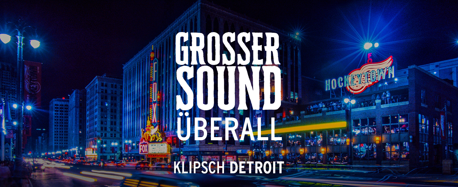 Портативна Bluetooth колонка Klipsch Detroit: Водонепроникна (IP67), 20 годин, Чорна