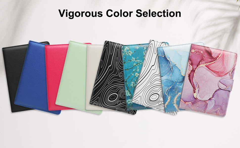 Чохол для електронних книг Pocketbook, Tolino, Sony, Kindle, Kobo: шкіряний захисний чохол, чорний, 6-6.8 дюймів