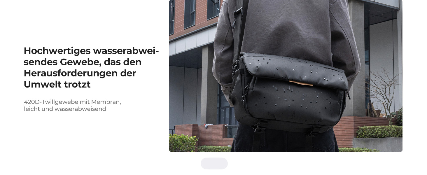 Сумка для фототехніки K&F Concept 15L, водовідштовхуюча сумка для камери та аксесуарів (Чорна)
