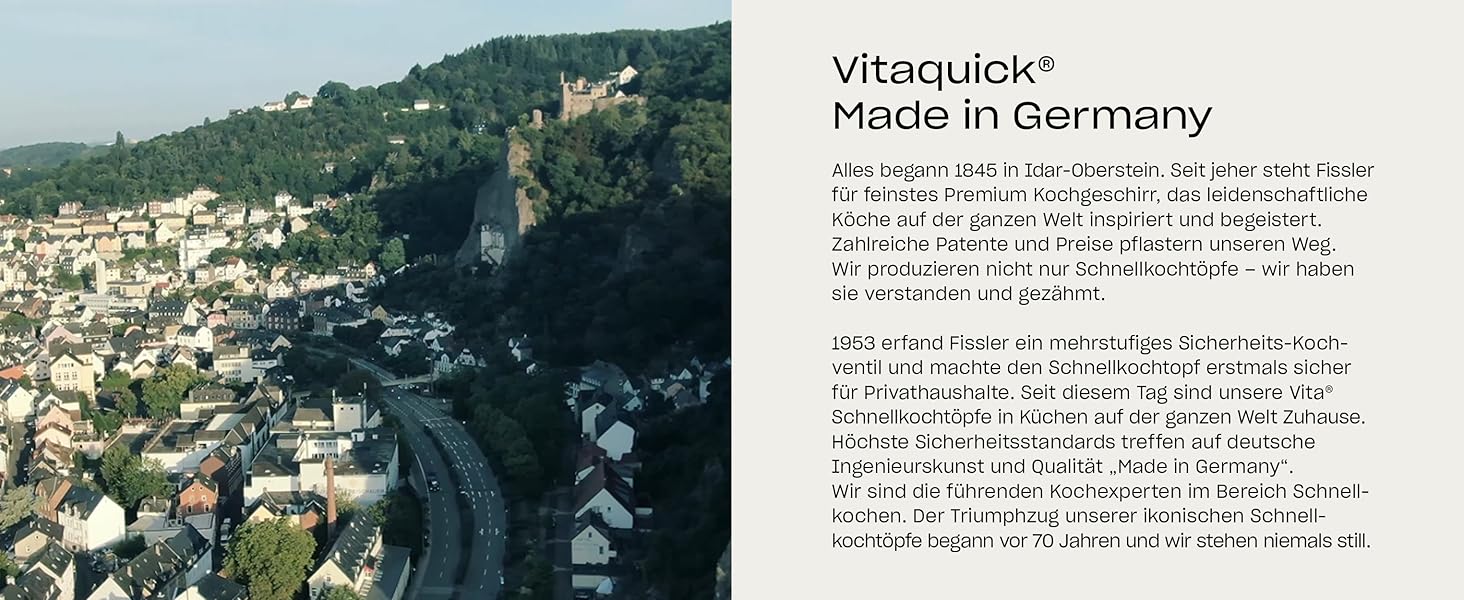 Каструля-скороварка Fissler Vitaquick 4.5 л, Ø 22 см, нержавіюча сталь, 2 режими приготування, Made in Germany, індукційна плита