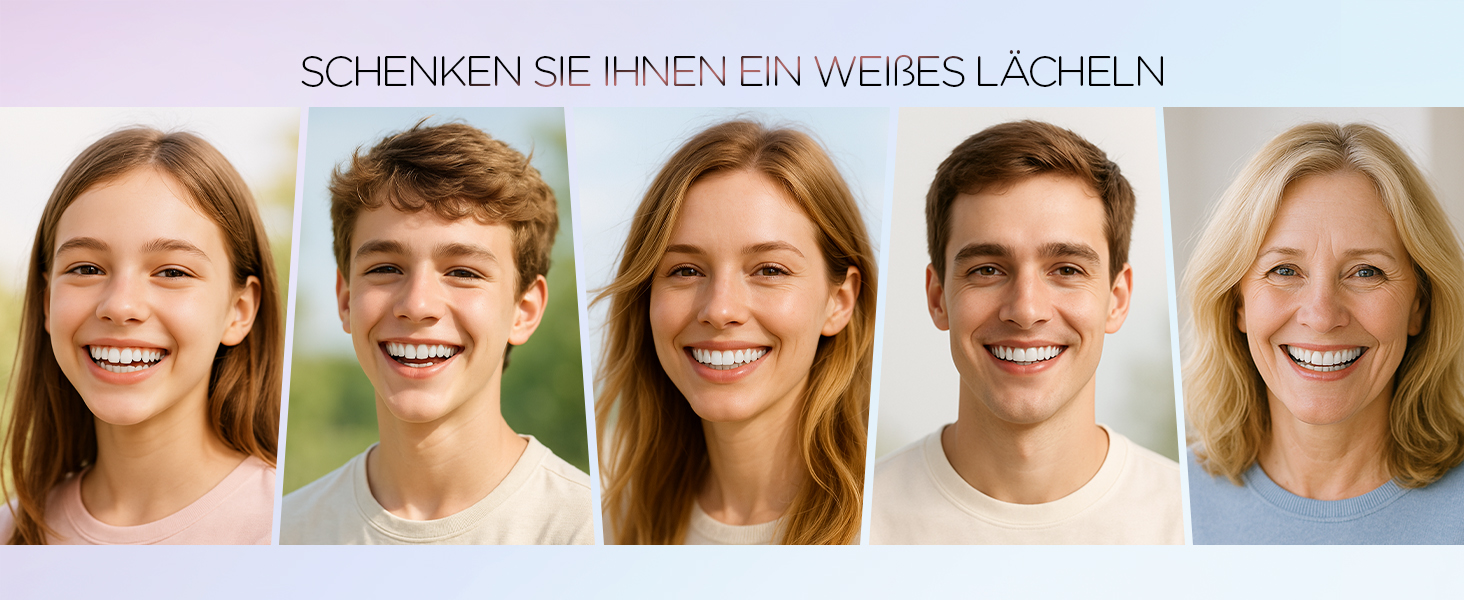 Електрична звукова зубна щітка Ultraschall ET110 (Чорна) - 41000 VPM, 70 днів роботи, 6 насадок, таймер, IPX7