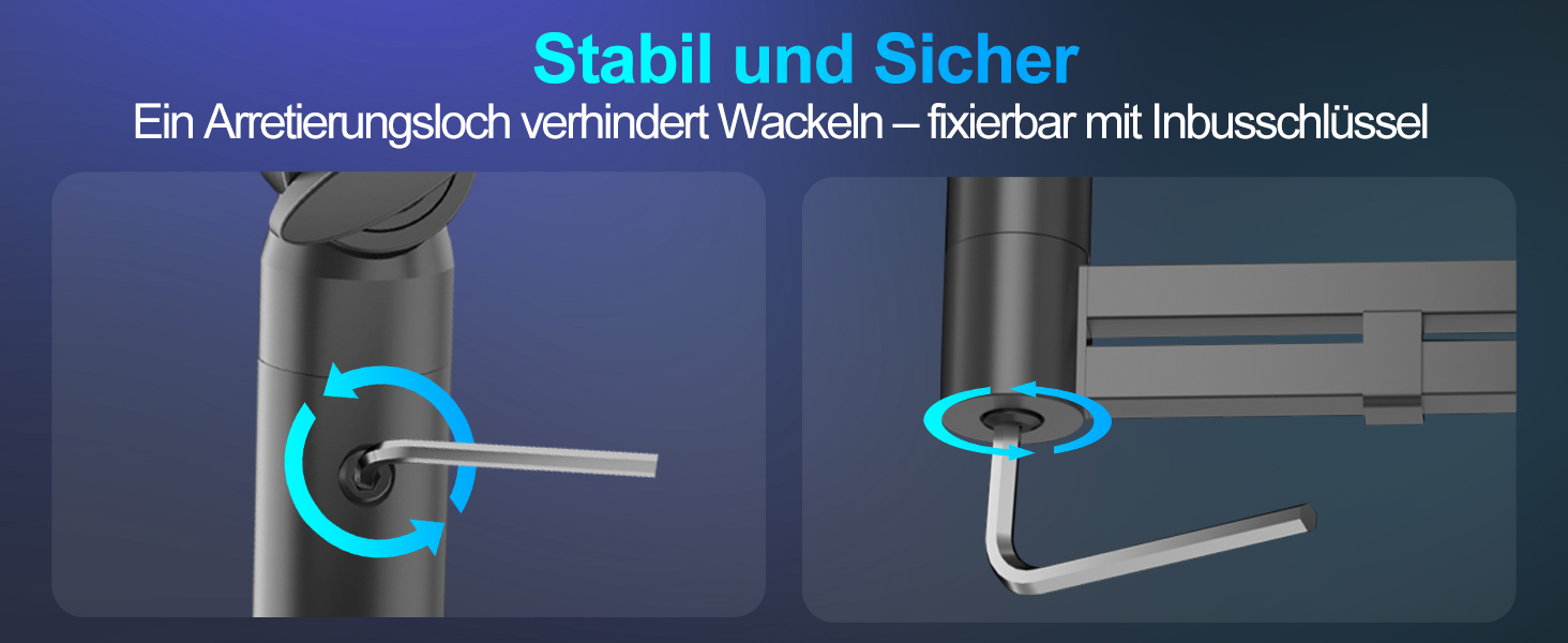 Низькопрофільний мікрофонний важіль, міцний тримач для мікрофону з кріпленням до столу 7 см, адаптери 3/8' та 5/8', для Blue Yeti, подкастів, геймінгу, вантажопідйомність до 2 кг, чорний