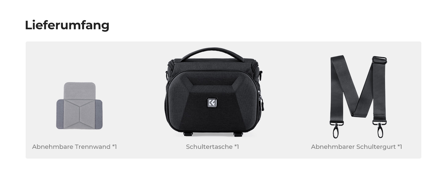 Сумка для камери K&F CONCEPT для DSLR/SLR, фотосумка, рюкзак, фоторюкзак, фотосумка на плече зі штативним кріпленням