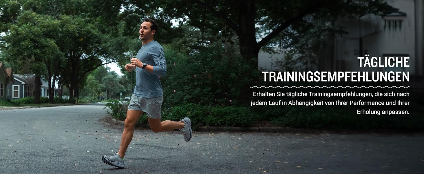 Garmin Forerunner 165 (43 мм) - Розумний годинник для бігу, AMOLED, 11 днів роботи, 25+ спортивних функцій, рекомендації тренувань, здоров'я, чорний