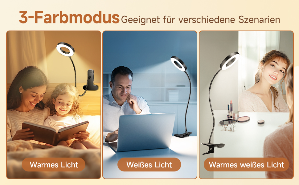 Світлодіодна приліжкова лампа One Fire 48 LED з USB, 3 режими, диммування, адаптер 10W, гнучка, для ліжка/дитячої