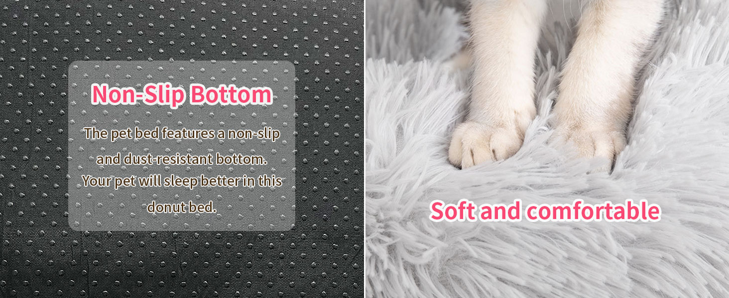 Крісло-лежанка для котів та собак 50 см, м'яке, плюшеве, антиковзаюче, легко миється, темно-сірий колір