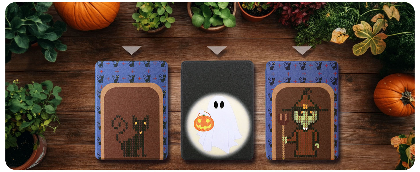 Чохол для Kindle Paperwhite 7 (2024) та Kindle Colorsoft Signature Edition - тонкий захисний чохол з авто-вимиканням/ввімкненням, чорний