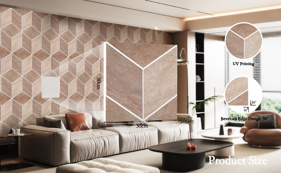 Акустичні панелі JBER для стін самоклеючі, шумопоглинаючі 3D-панелі для студії, офісу та дому, гексагональні (12 шт), 30×30×1 см, чорно-білі