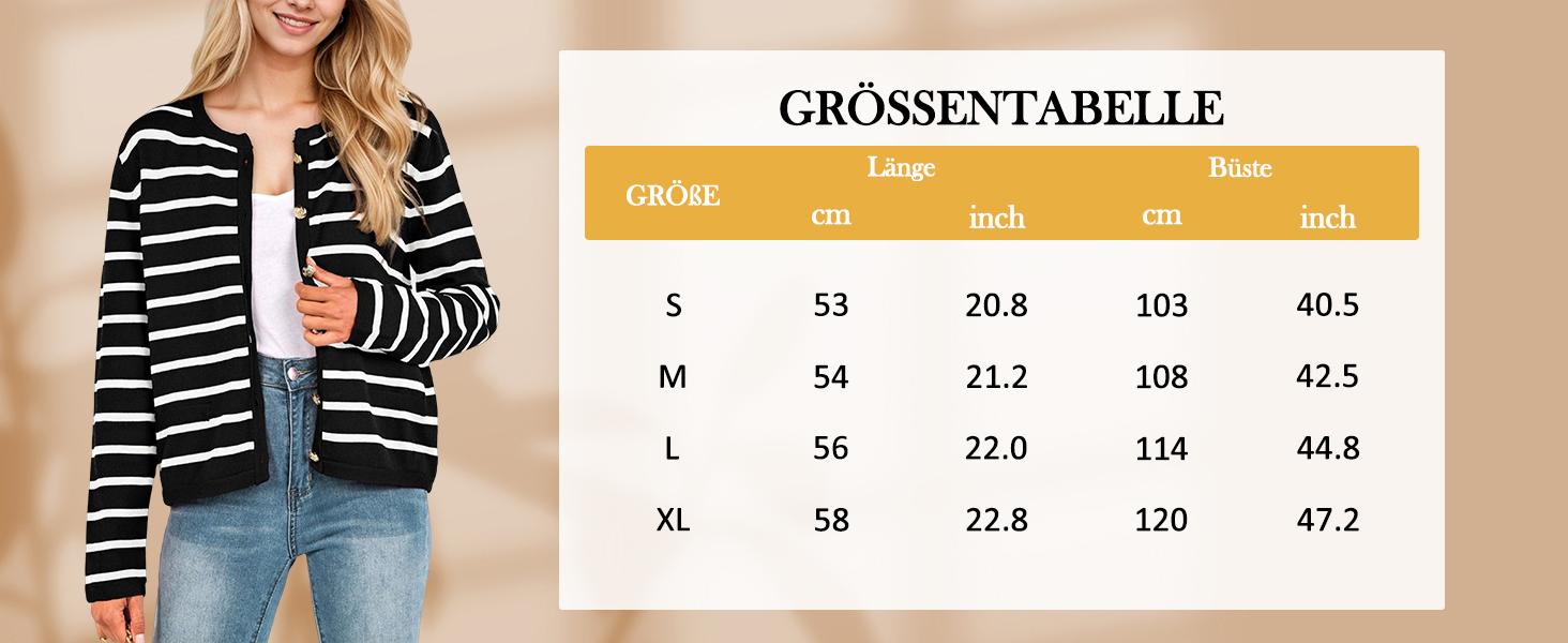 Жіноча коротка в'язана куртка з двома кишенями на ґудзиках, смугастий пуловер, стильна осіння кардиган, круглий виріз, модна в'язана кофта XL чорного кольору